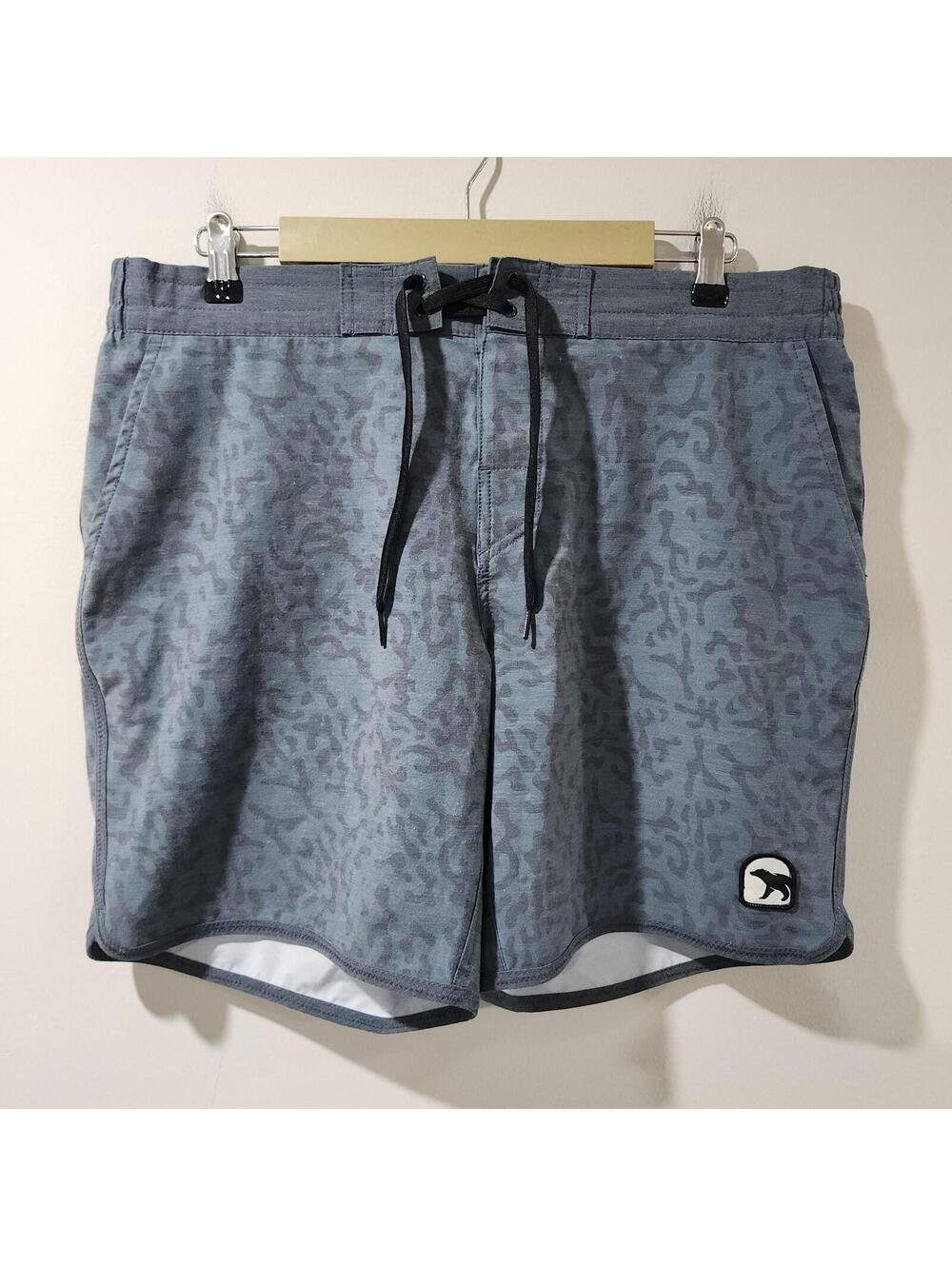 Bear Bottom Swim Board Shorts Beach Summer Outdoor Hiking Performance Mens XL 8"